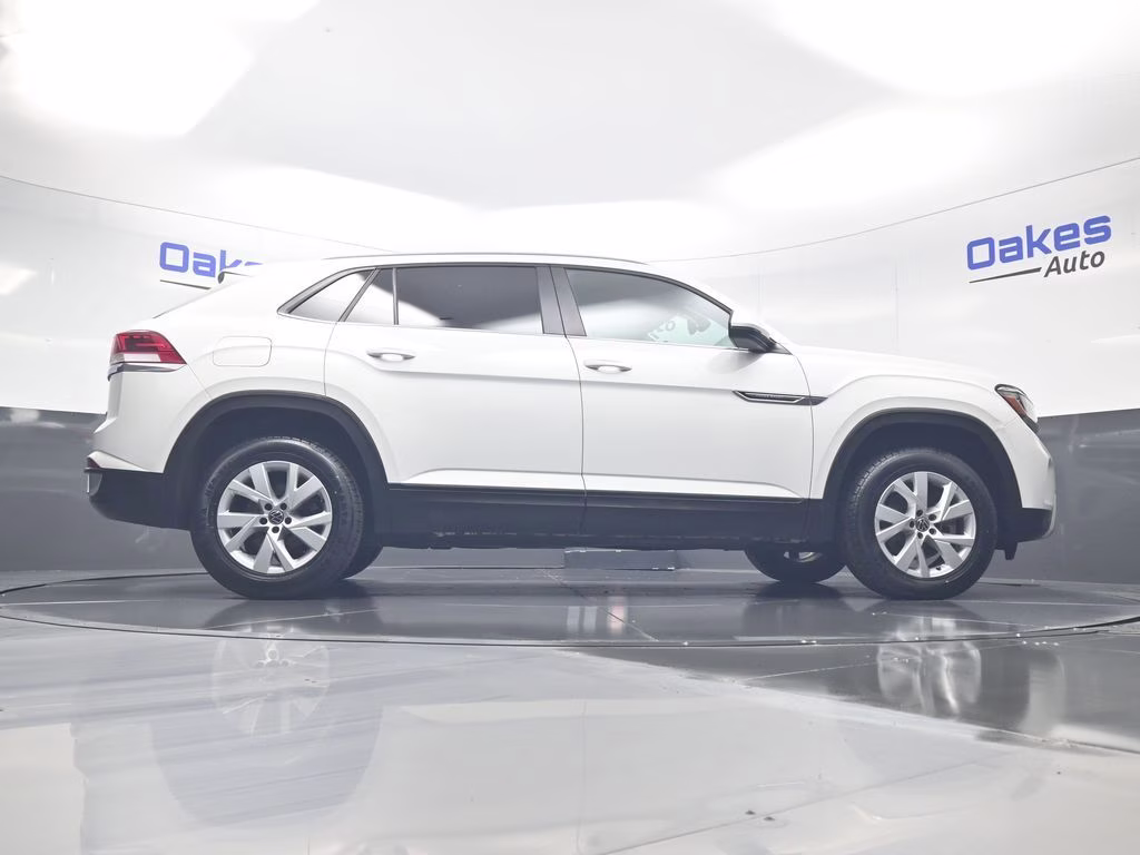 2020 Pure White Volkswagen Atlas Cross Sport 2.0T S AWD SUV