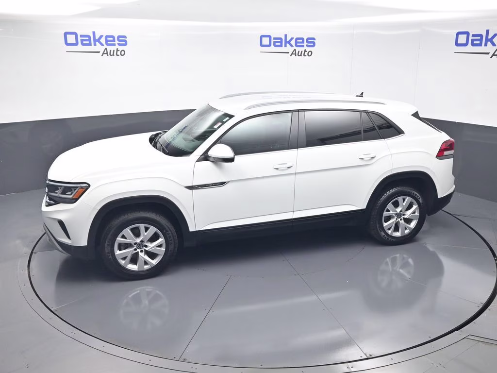 2020 Pure White Volkswagen Atlas Cross Sport 2.0T S AWD SUV