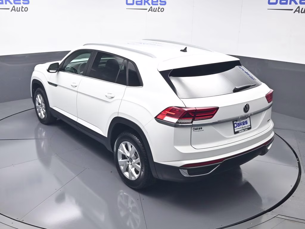 2020 Pure White Volkswagen Atlas Cross Sport 2.0T S AWD SUV