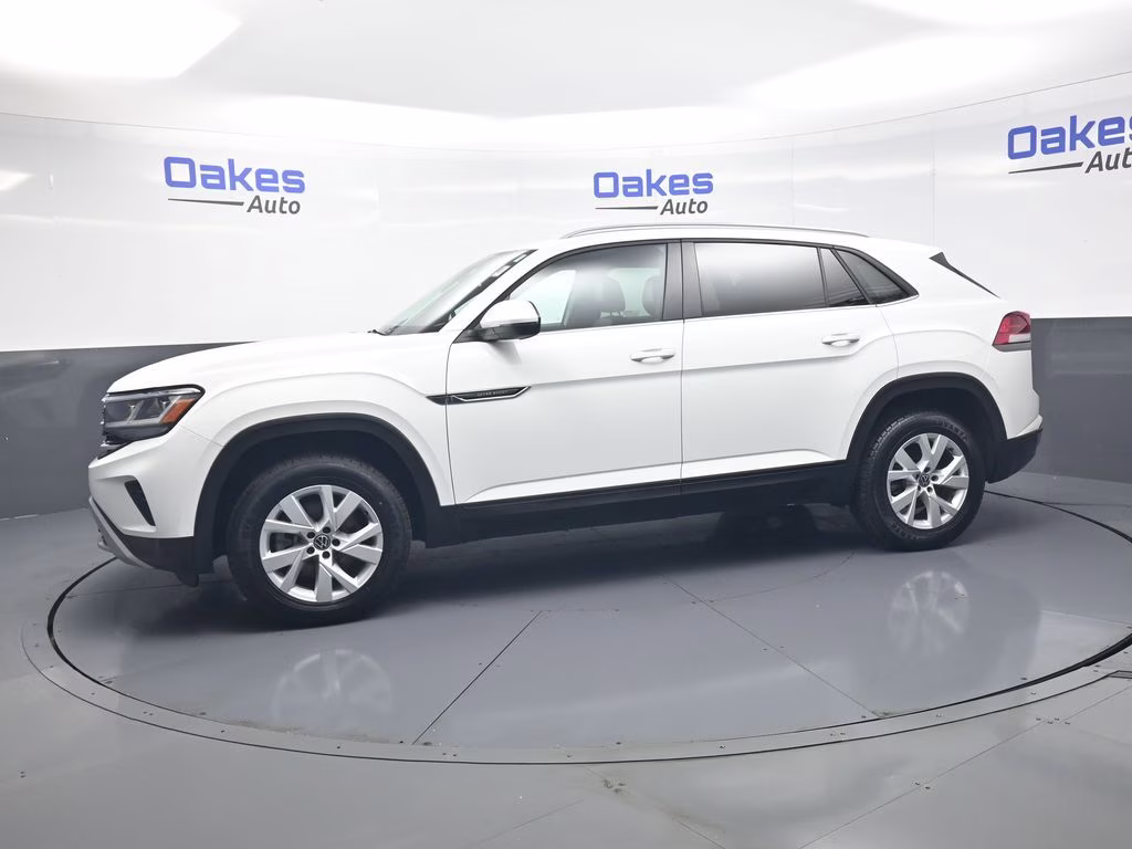 2020 Pure White Volkswagen Atlas Cross Sport 2.0T S AWD SUV