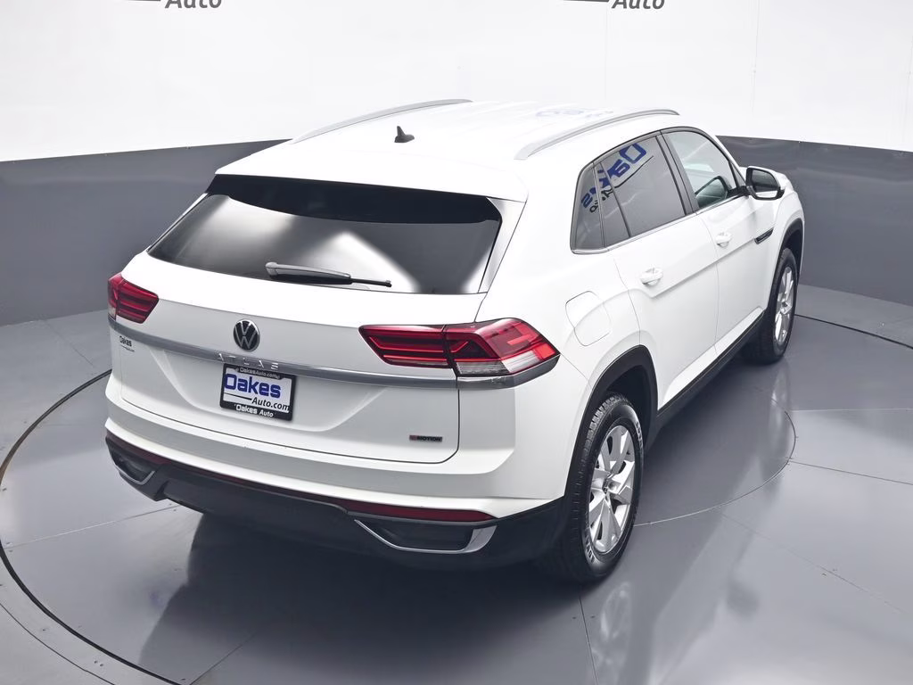 2020 Pure White Volkswagen Atlas Cross Sport 2.0T S AWD SUV