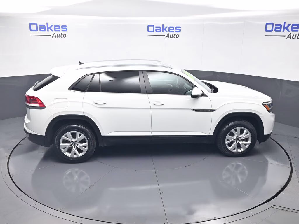 2020 Pure White Volkswagen Atlas Cross Sport 2.0T S AWD SUV