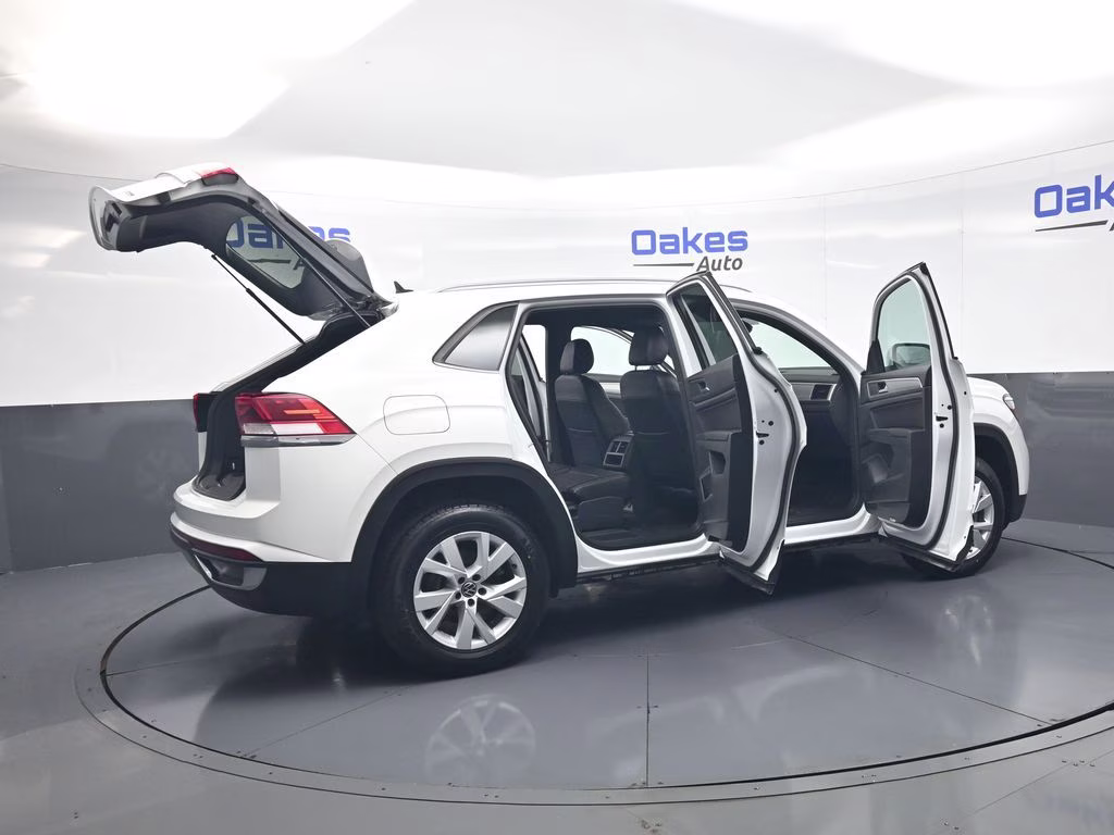 2020 Pure White Volkswagen Atlas Cross Sport 2.0T S AWD SUV