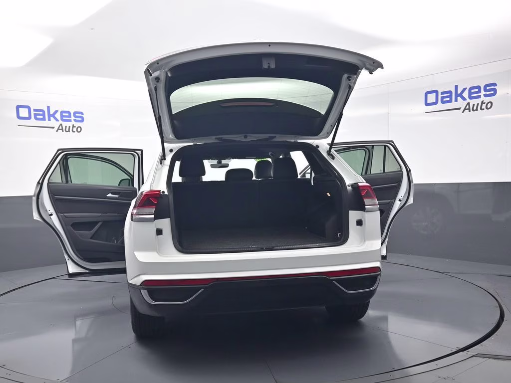 2020 Pure White Volkswagen Atlas Cross Sport 2.0T S AWD SUV
