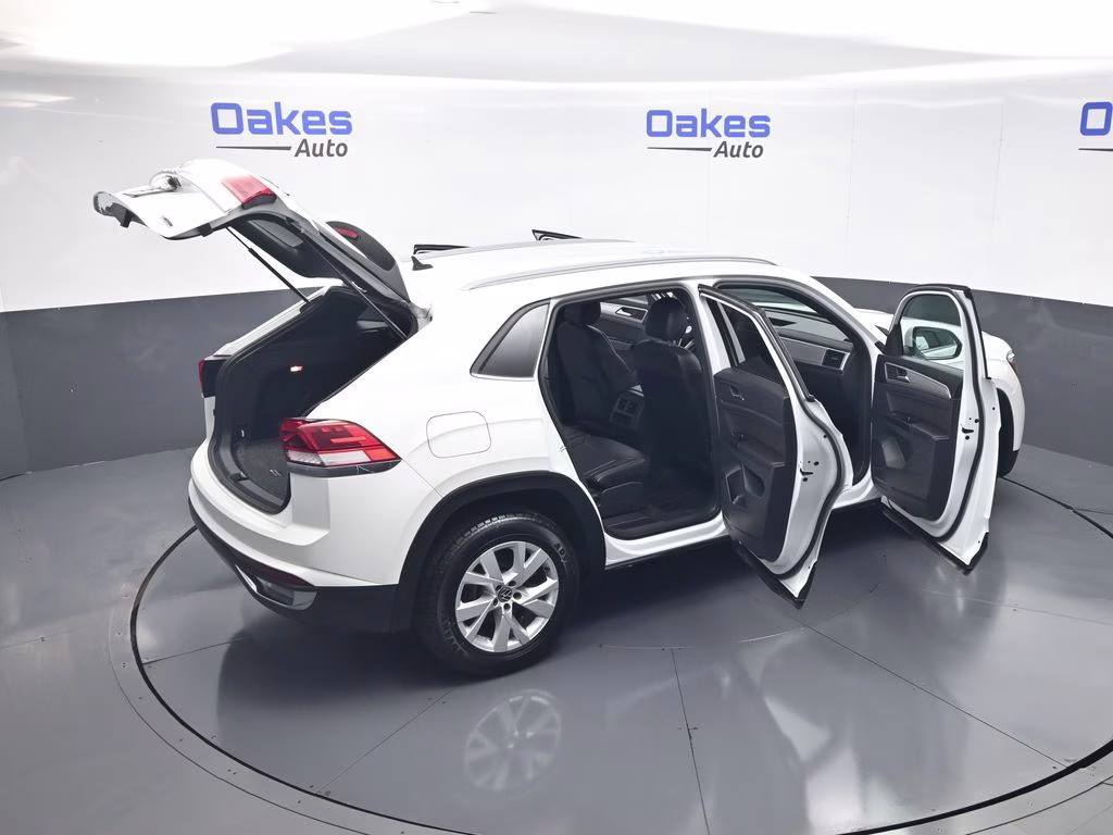 2020 Pure White Volkswagen Atlas Cross Sport 2.0T S AWD SUV