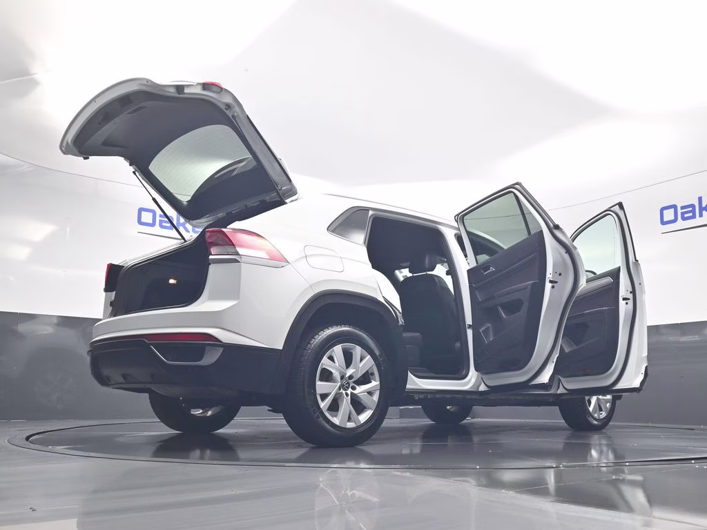 2020 Pure White Volkswagen Atlas Cross Sport 2.0T S AWD SUV