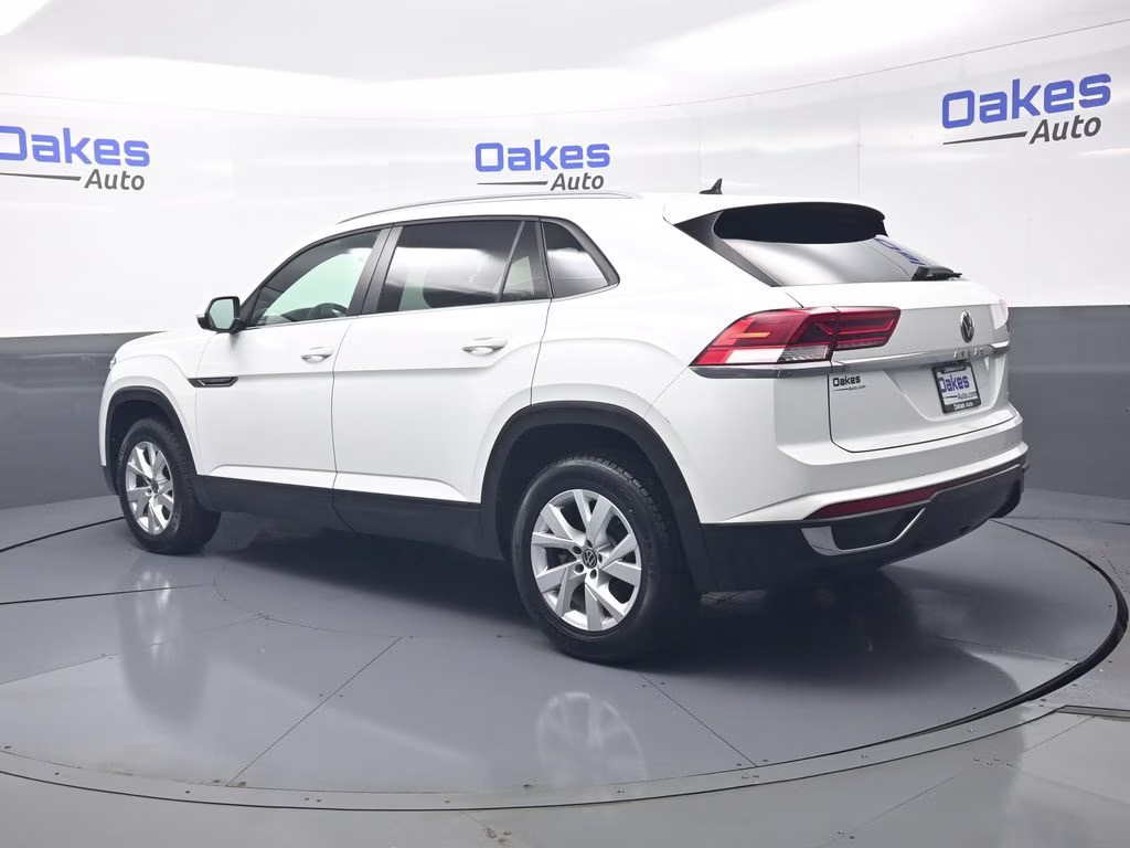 2020 Pure White Volkswagen Atlas Cross Sport 2.0T S AWD SUV