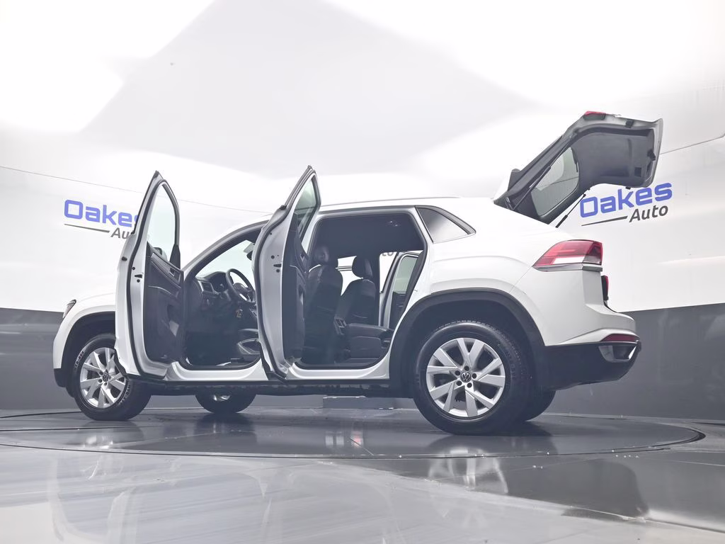 2020 Pure White Volkswagen Atlas Cross Sport 2.0T S AWD SUV