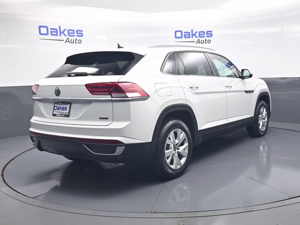 2020 Pure White Volkswagen Atlas Cross Sport 2.0T S AWD SUV