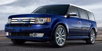 2011 Red Candy Ford Flex Titanium AWD SUV