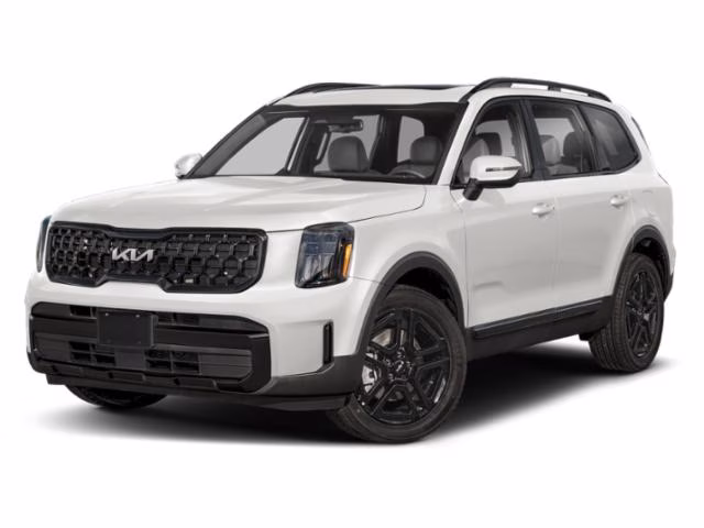 2024 Glacial White Pearl Kia Telluride EX X-Line AWD SUV
