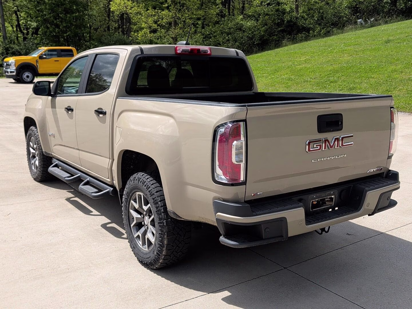 2021 Desert Sand Metallic GMC Canyon 4WD AT4 w/Leather 4X4 Truck