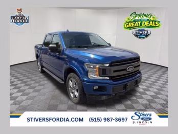 2018 Lightning Blue Ford F-150 XLT 4X4 Truck