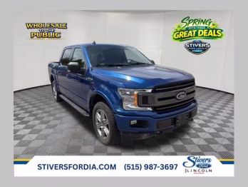 2018 Lightning Blue Ford F-150 XLT 4X4 Truck
