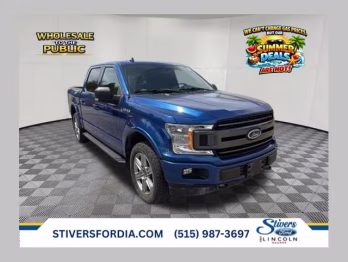 2018 Lightning Blue Ford F-150 XLT 4X4 Truck