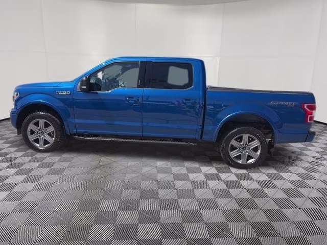 2018 Lightning Blue Ford F-150 XLT 4X4 Truck