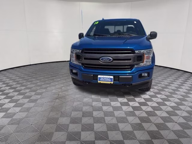 2018 Lightning Blue Ford F-150 XLT 4X4 Truck