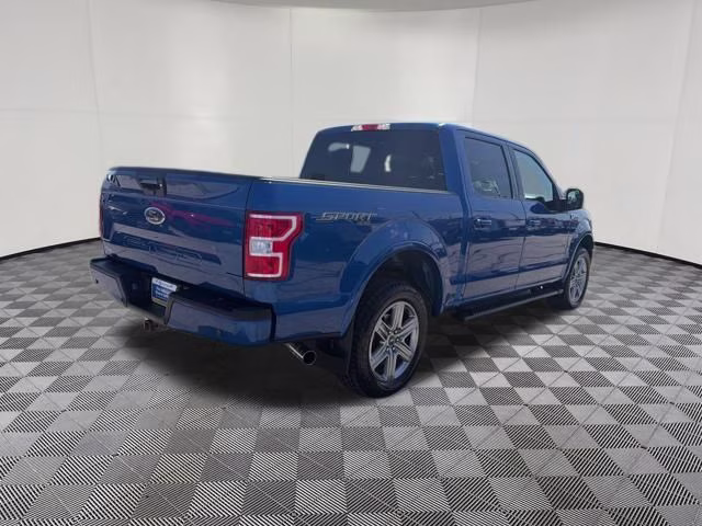 2018 Lightning Blue Ford F-150 XLT 4X4 Truck