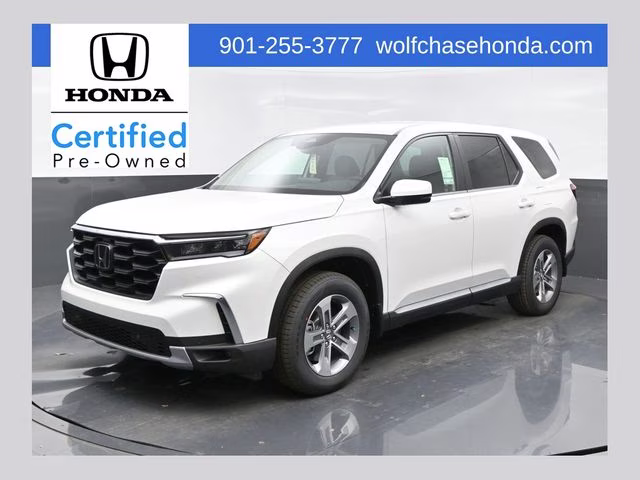 2025 Platinum White Pearl Honda Pilot EX-L AWD SUV
