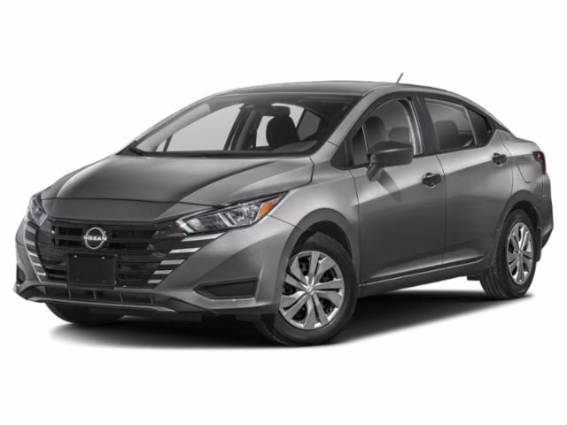 2024 Gun Metallic Nissan Versa 1.6 S FWD Sedan