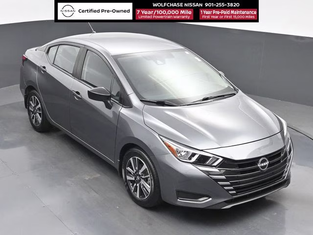 2024 Gun Metallic Nissan Versa 1.6 S FWD Sedan