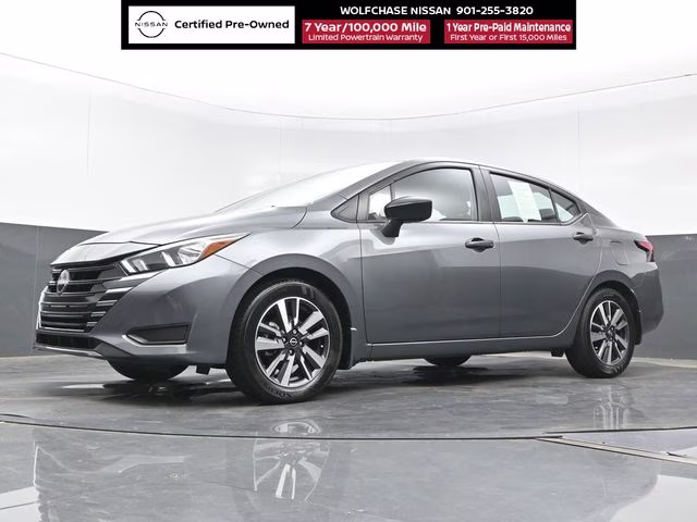 2024 Gun Metallic Nissan Versa 1.6 S FWD Sedan
