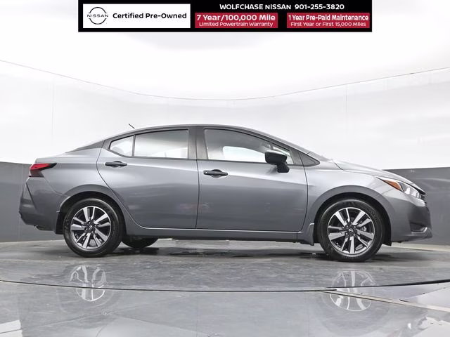 2024 Gun Metallic Nissan Versa 1.6 S FWD Sedan