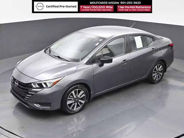 2024 Gun Metallic Nissan Versa 1.6 S FWD Sedan
