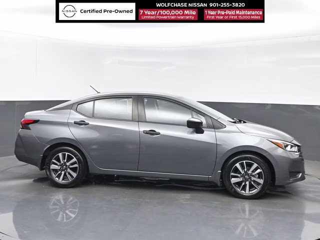 2024 Gun Metallic Nissan Versa 1.6 S FWD Sedan