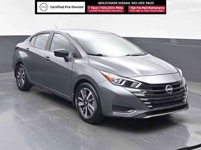 2024 Gun Metallic Nissan Versa 1.6 S FWD Sedan