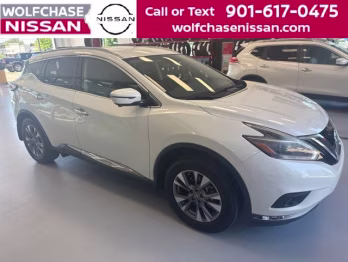2018 Pearl White Nissan Murano SL FWD SUV