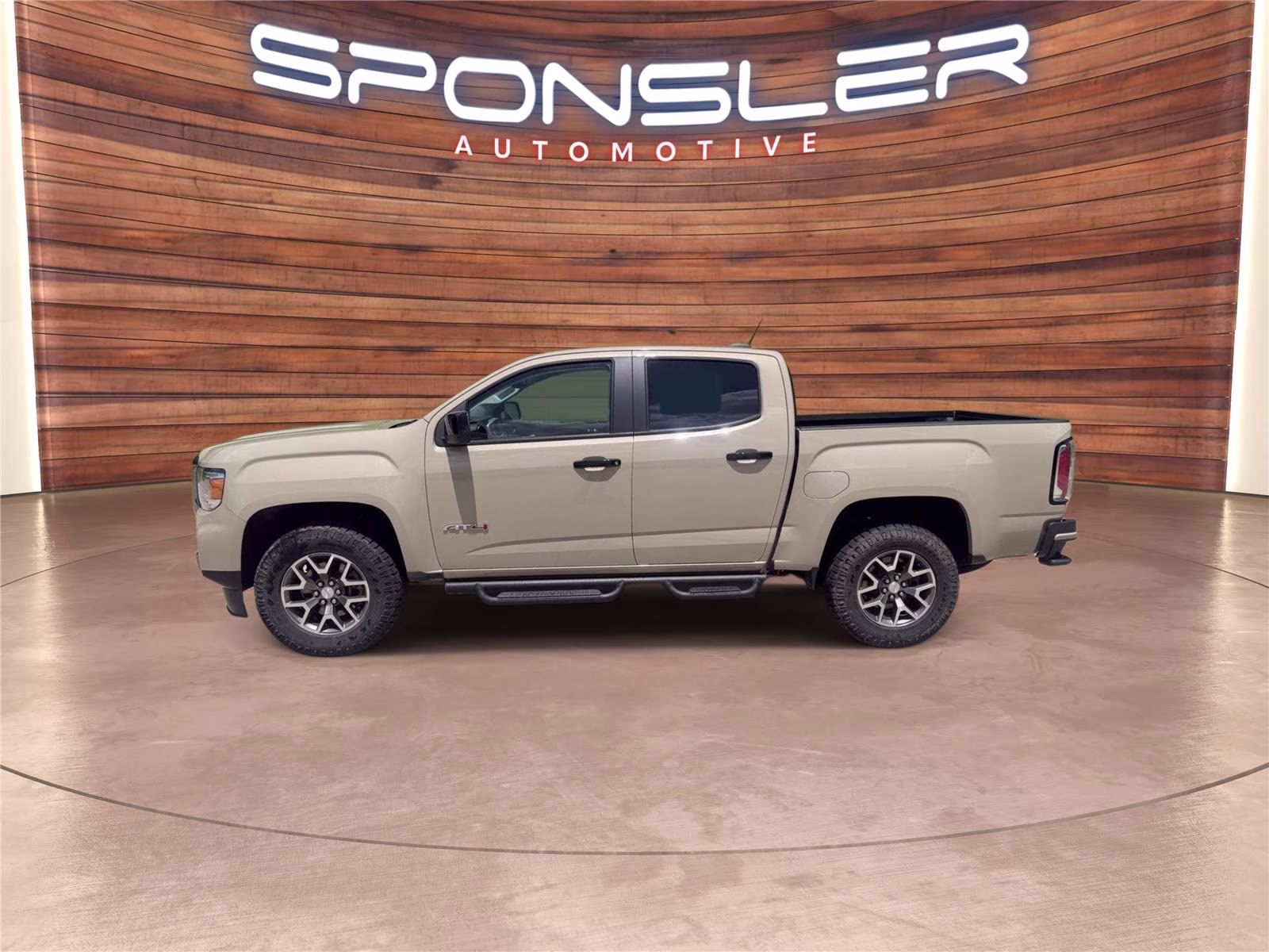 2021 Desert Sand Metallic GMC Canyon 4WD AT4 w/Leather 4X4 Truck