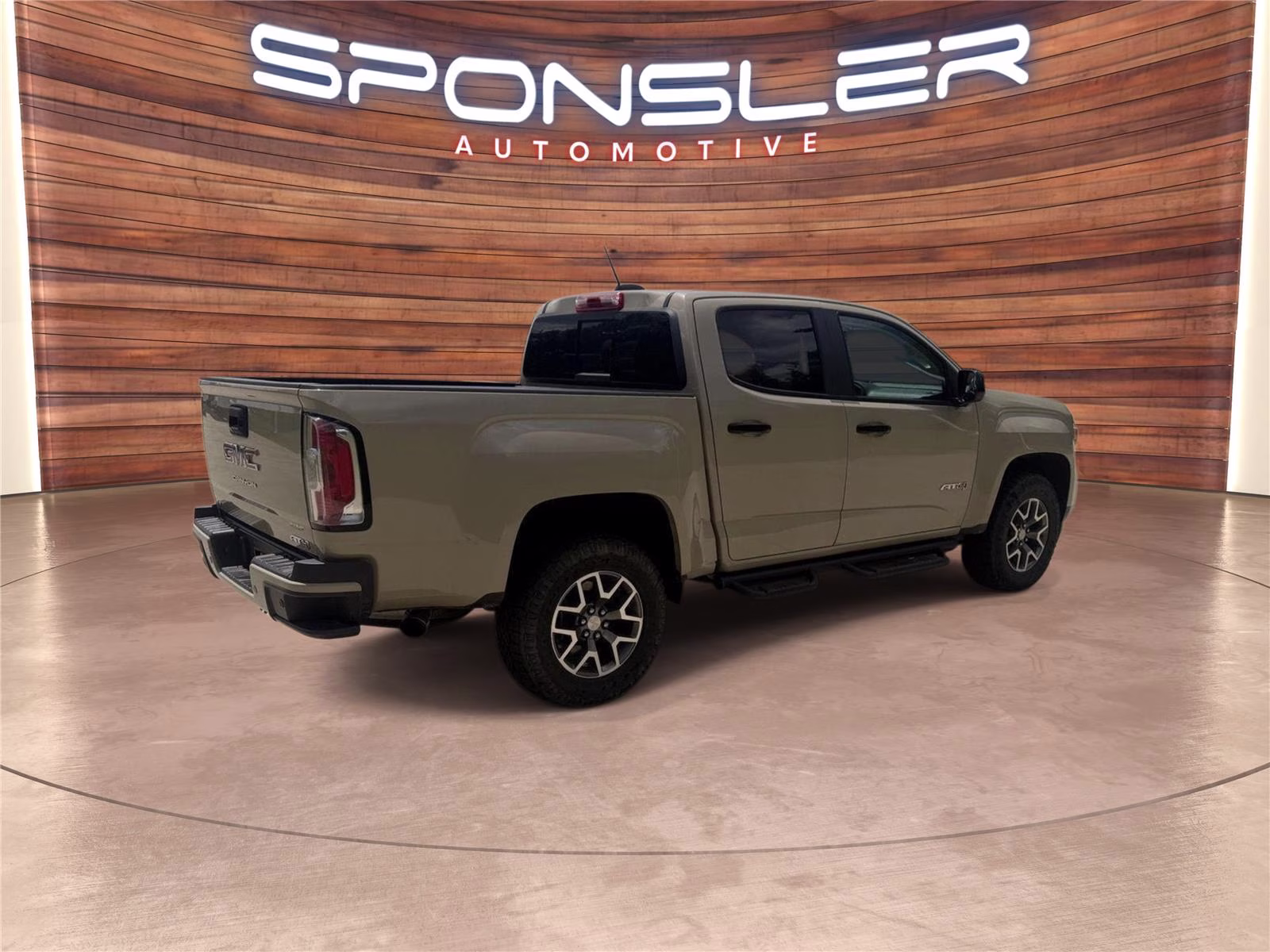 2021 Desert Sand Metallic GMC Canyon 4WD AT4 w/Leather 4X4 Truck