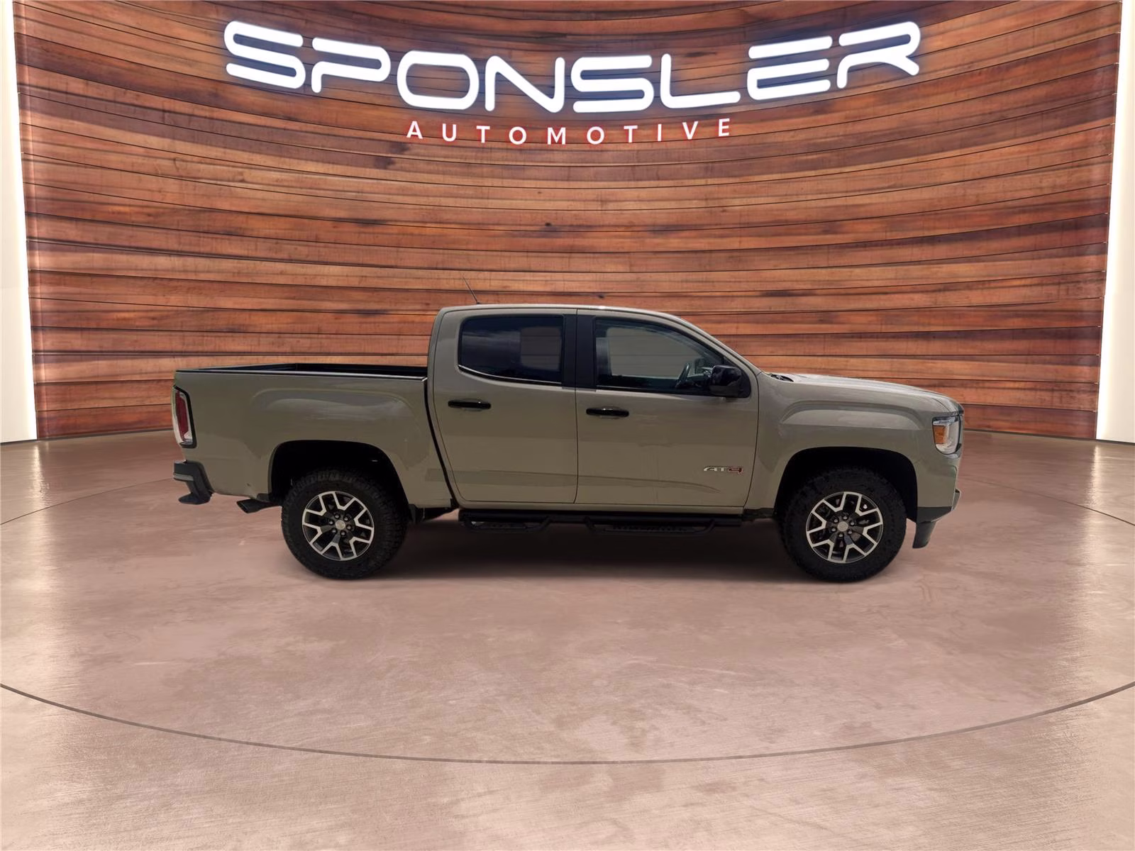 2021 Desert Sand Metallic GMC Canyon 4WD AT4 w/Leather 4X4 Truck