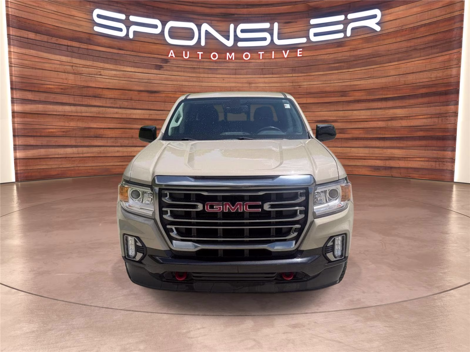 2021 Desert Sand Metallic GMC Canyon 4WD AT4 w/Leather 4X4 Truck