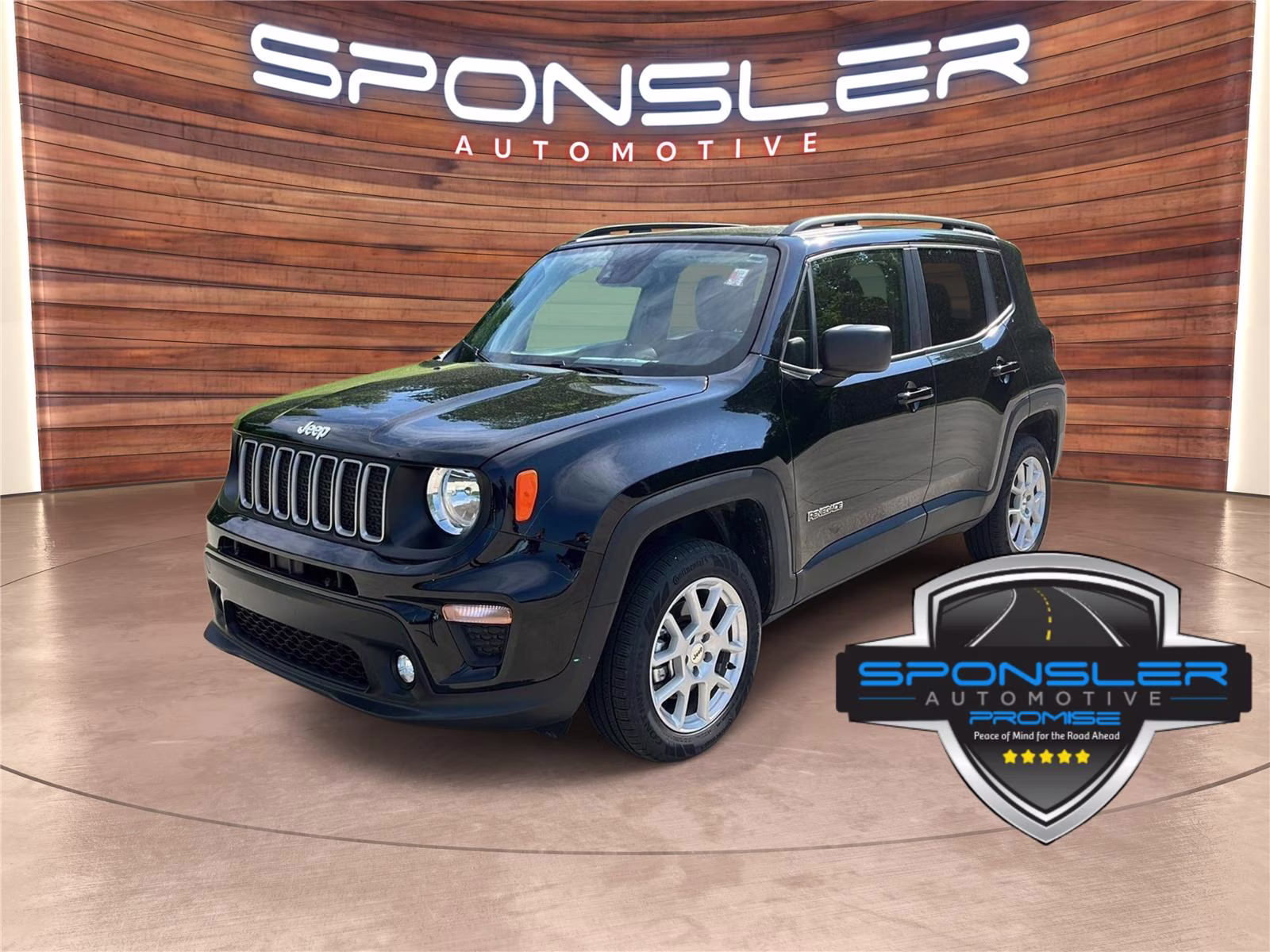 2023 Black Clearcoat Jeep Renegade Latitude 4X4 SUV