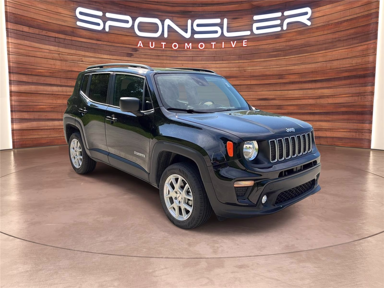 2023 Black Clearcoat Jeep Renegade Latitude 4X4 SUV