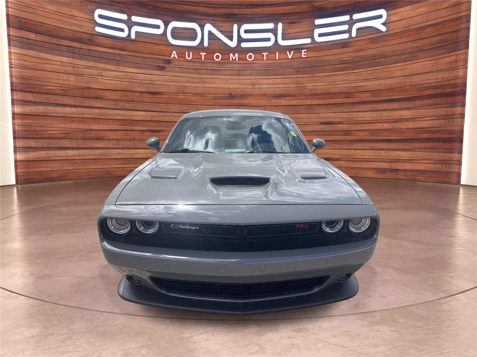 2023 Destroyer Gray Clearcoat Dodge Challenger R/T Scat Pack RWD Coupe