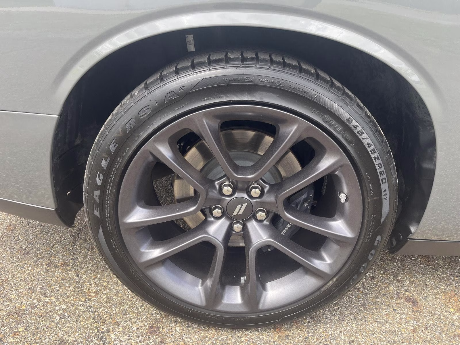 2023 Destroyer Gray Clearcoat Dodge Challenger R/T Scat Pack RWD Coupe