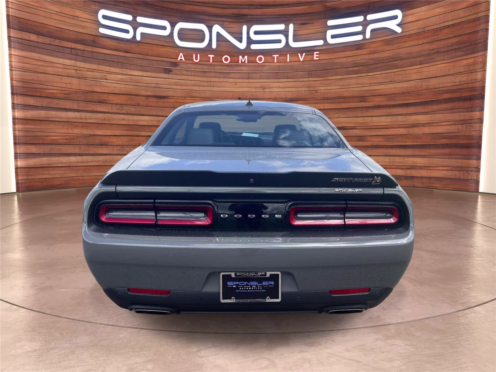 2023 Destroyer Gray Clearcoat Dodge Challenger R/T Scat Pack RWD Coupe