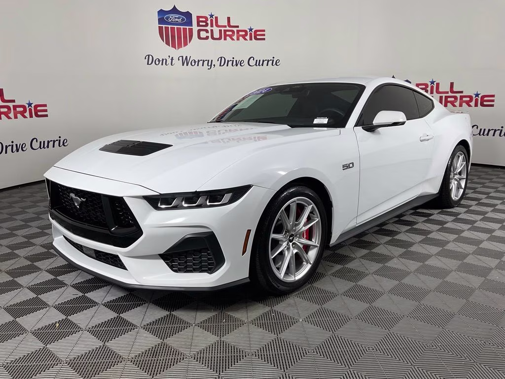 2024 Oxford White Ford Mustang GT Premium RWD Coupe