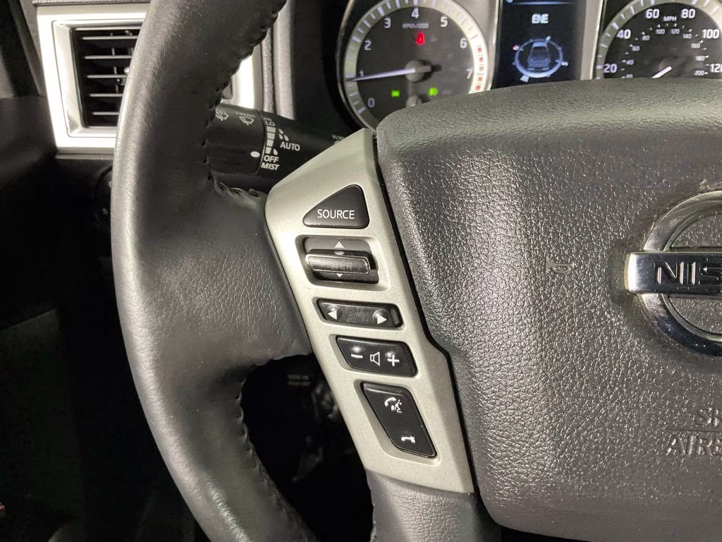 2017 Gun Metallic Nissan Titan SV 4X4 Truck