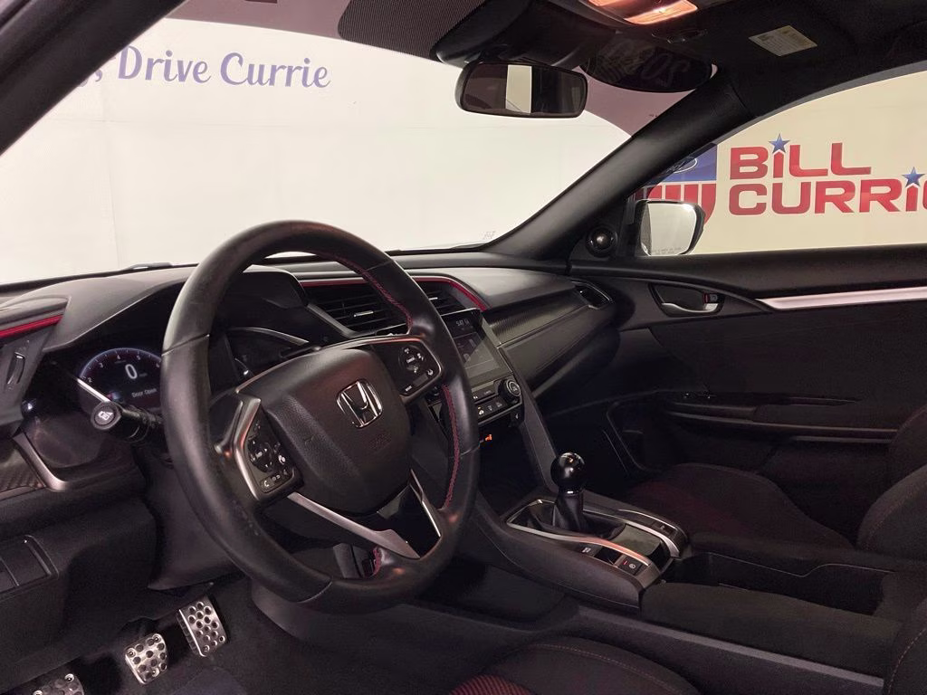 2020 White Honda Civic Si FWD Sedan