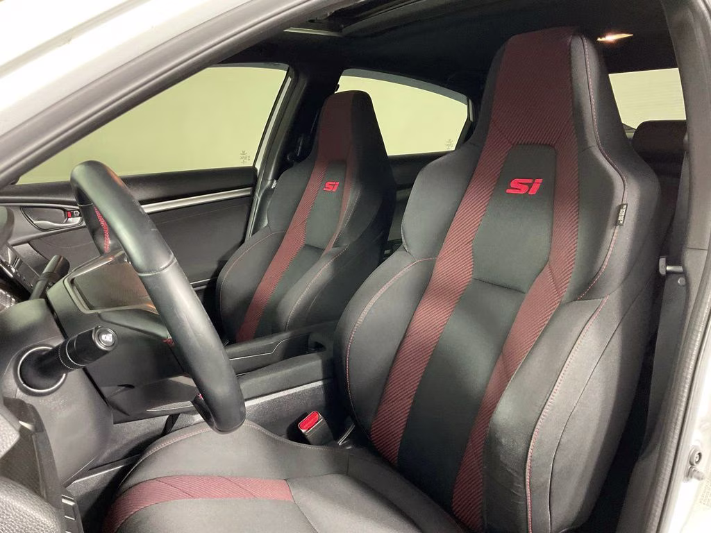 2020 White Honda Civic Si FWD Sedan