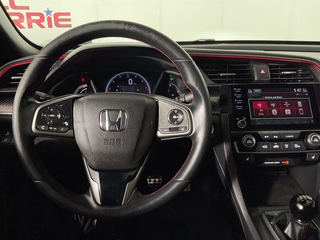 2020 White Honda Civic Si FWD Sedan