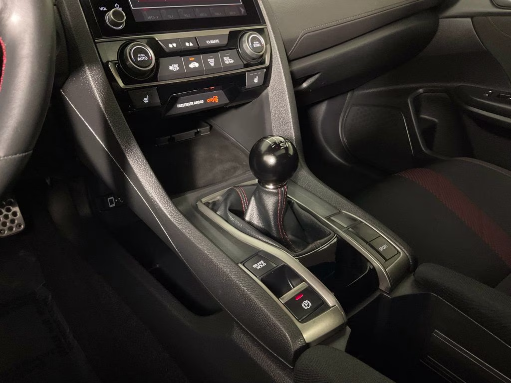 2020 White Honda Civic Si FWD Sedan