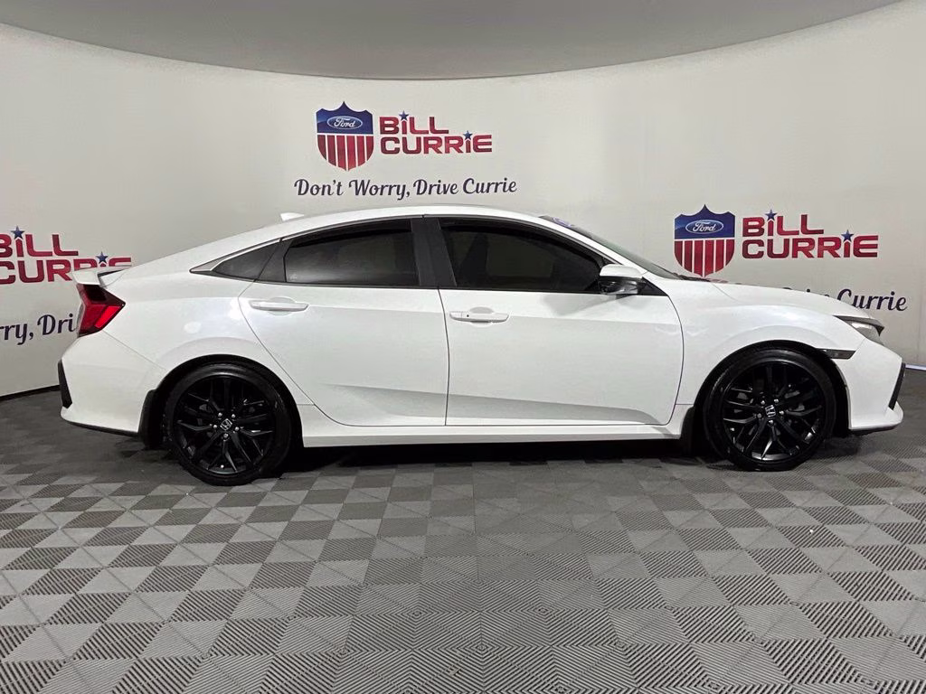 2020 White Honda Civic Si FWD Sedan