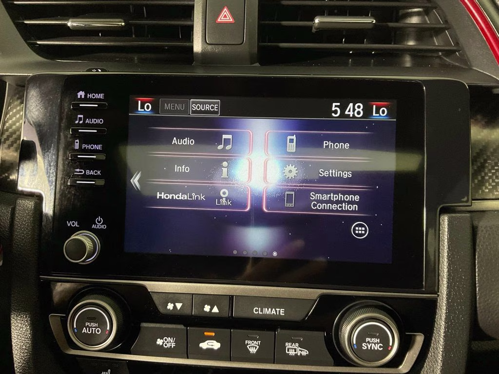 2020 White Honda Civic Si FWD Sedan