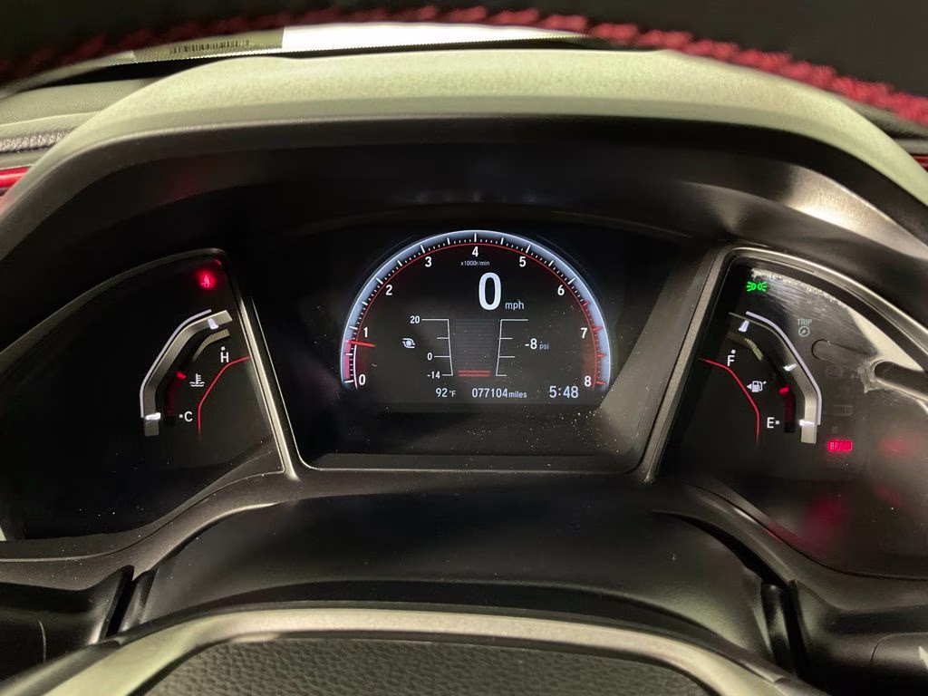 2020 White Honda Civic Si FWD Sedan