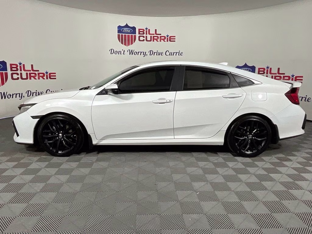 2020 White Honda Civic Si FWD Sedan